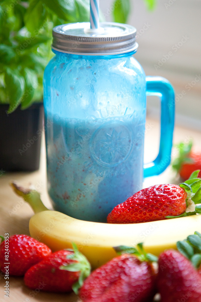 Healthy organic food. Strawberry fruit drink smoothie Healthy organic food. Strawberry fruit drink smoothie