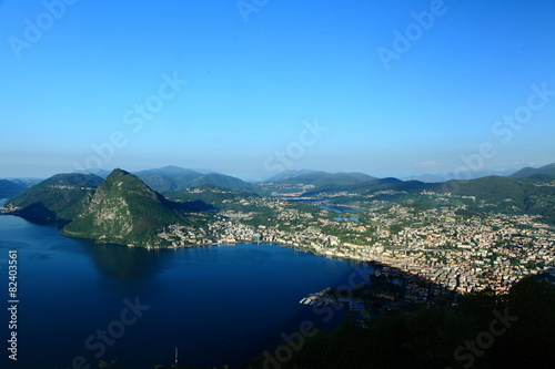 Blick vom Monte Bre auf Lugano © NatureQualityPicture