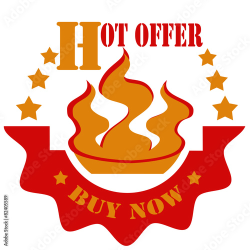 Hot Offer-label