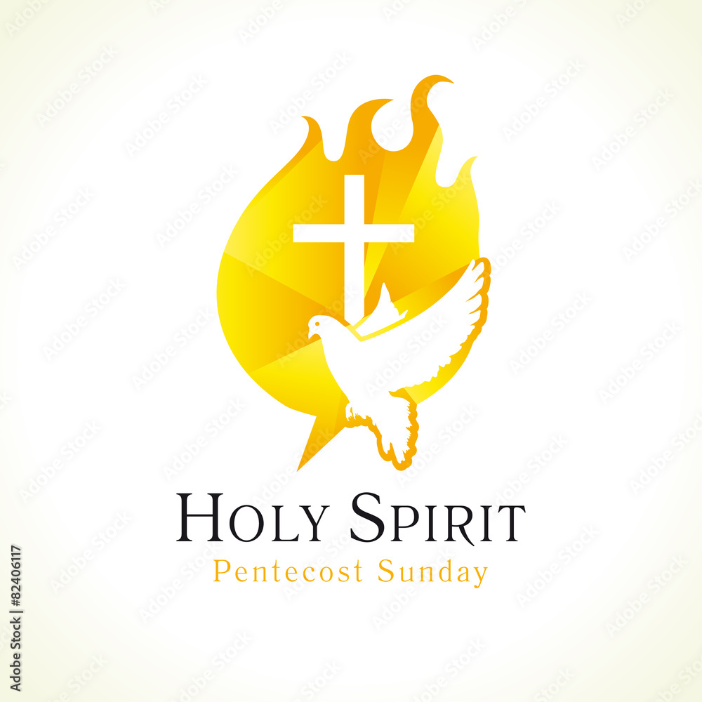Holy Spirit logo - obrazy, fototapety, plakaty 