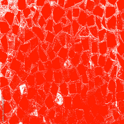 Red Brick wall of the house, with lines of a laying of a solutio