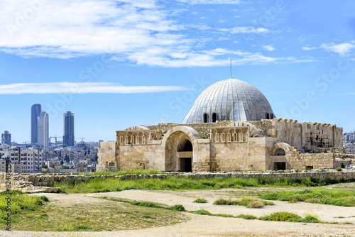 Umayyad Palace at the Citadel in Amman, Jordan
