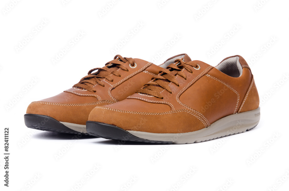 Male shoes isolated on white background Male shoes isolated on white background