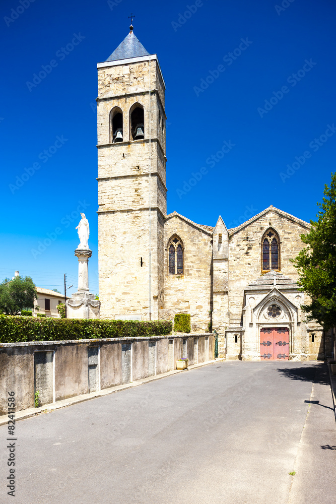 church of St-Laurent, Roujan, Languedoc-Roussillon, France
