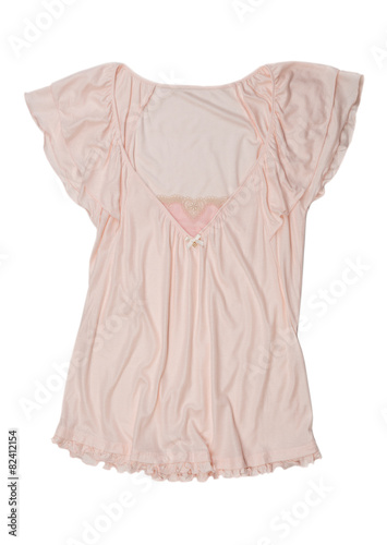 Cream Lingerie blouse with lace.