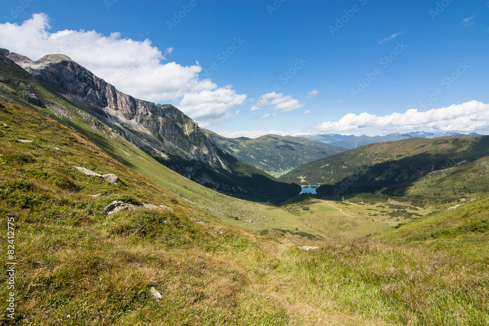 Blick ins Obernbergtal vom Portjoch