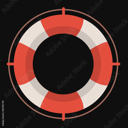 lifeguard icon illustration