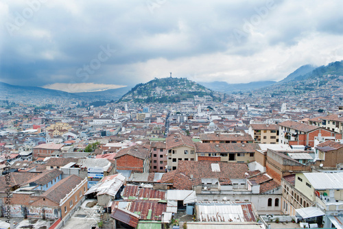 Quito - The outlook from Metropolitan Cathedral photo