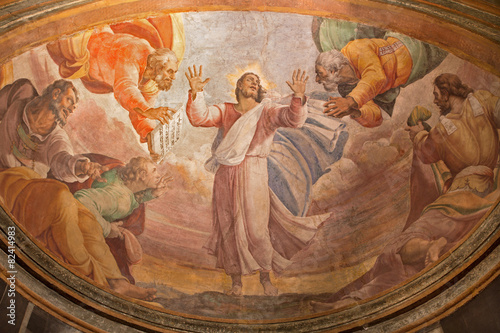 Rome - Transfiguration on the mount Tabor fresco