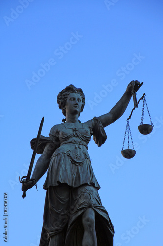 Justitia in Frankfurt, Germany