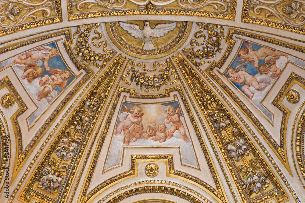 Rome - side apse of chapel in Basilica di Sant Agostino