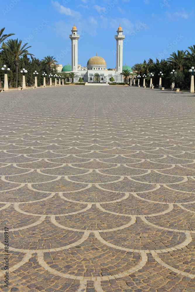 Obraz premium Mausoleum of Habib Bourgiba in Monastir