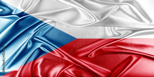 Fotografie Czech Republic Flag