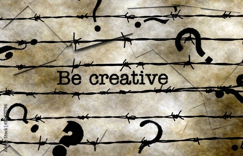 Be creative concept