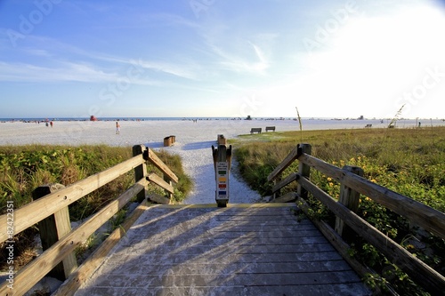 Obraz w ramie Siesta Key beach access