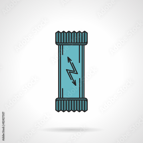 Energy bar flat vector icon