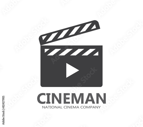 Vector cinema logo or icon
