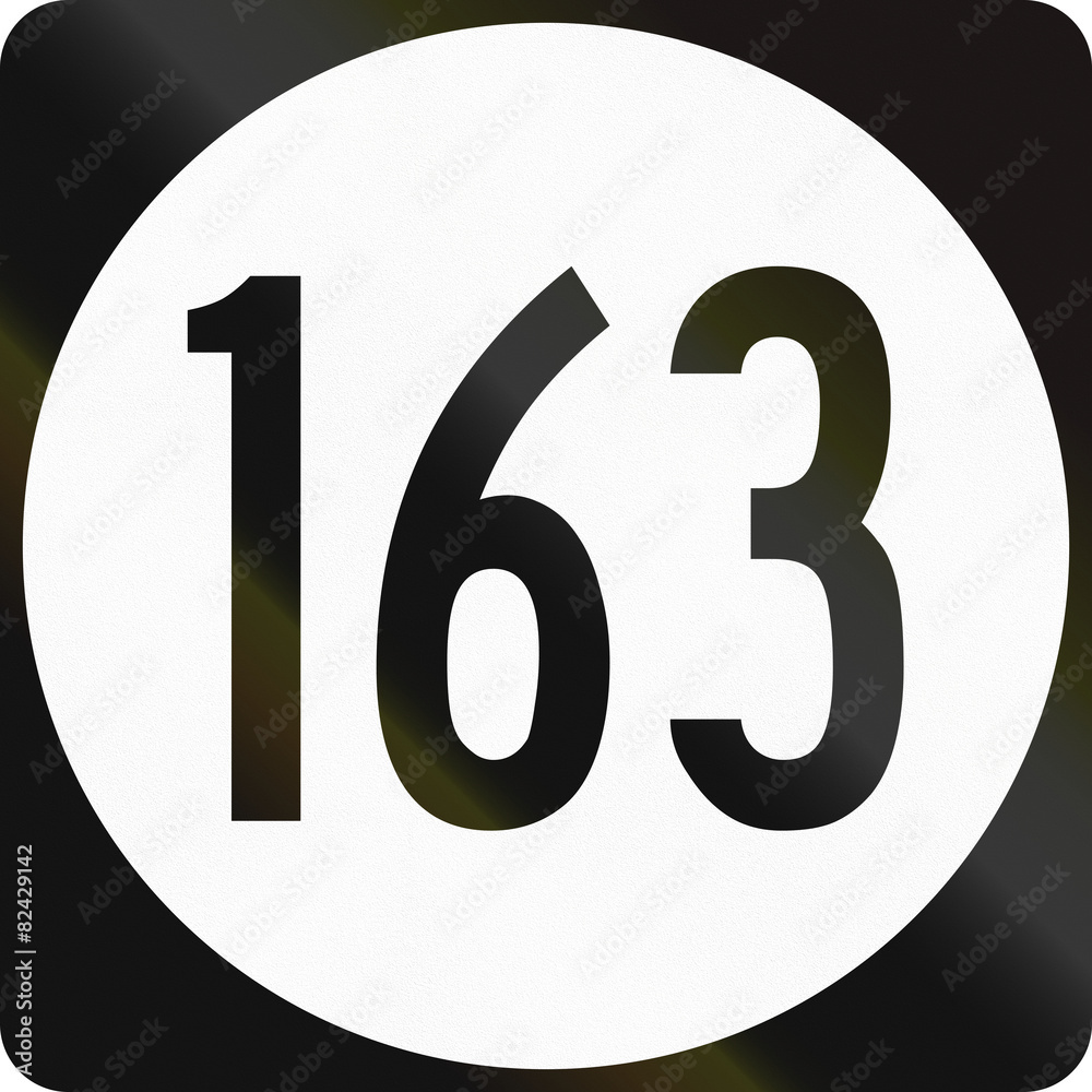Standard circular state route shield in the United states Standard circular state route shield in the United states
