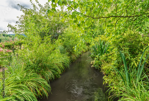 France Giverny Monet s garden on a spring day