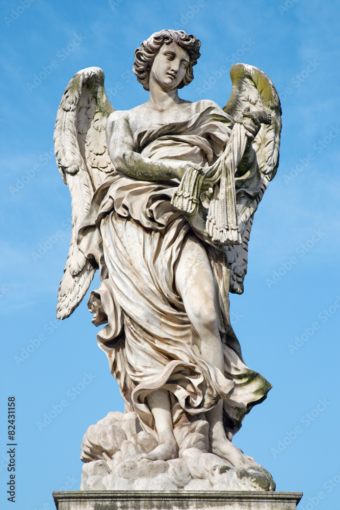 Rome - Angel with the whips statue - Ponte Sant'Angelo 