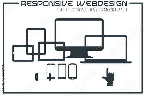 Flat responsive design kit