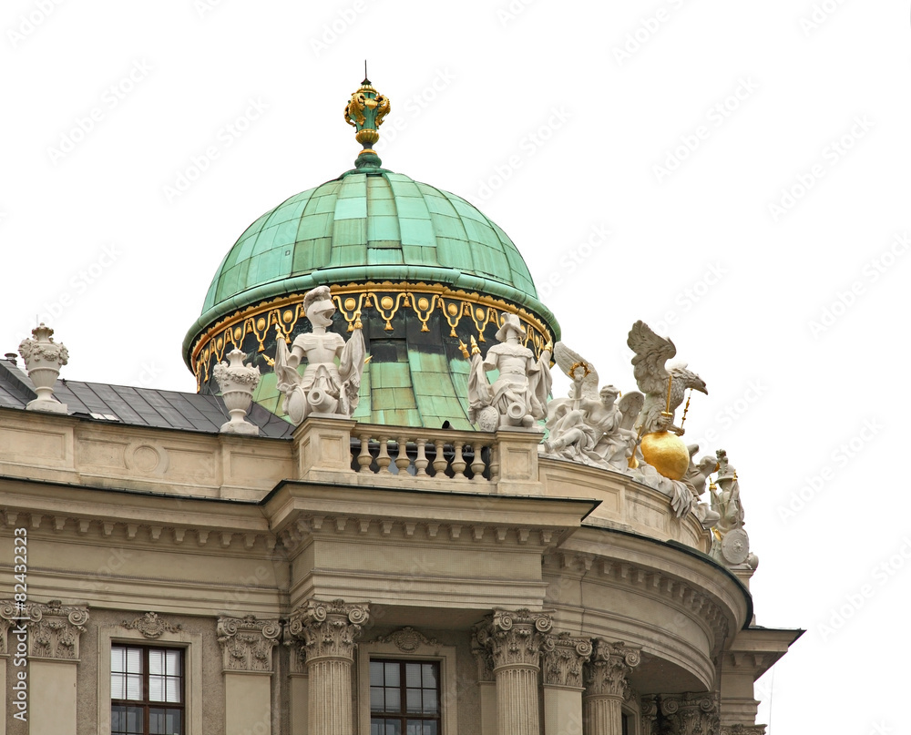 St. Michael's Wing of Hofburg Palace in Vienna. Austria