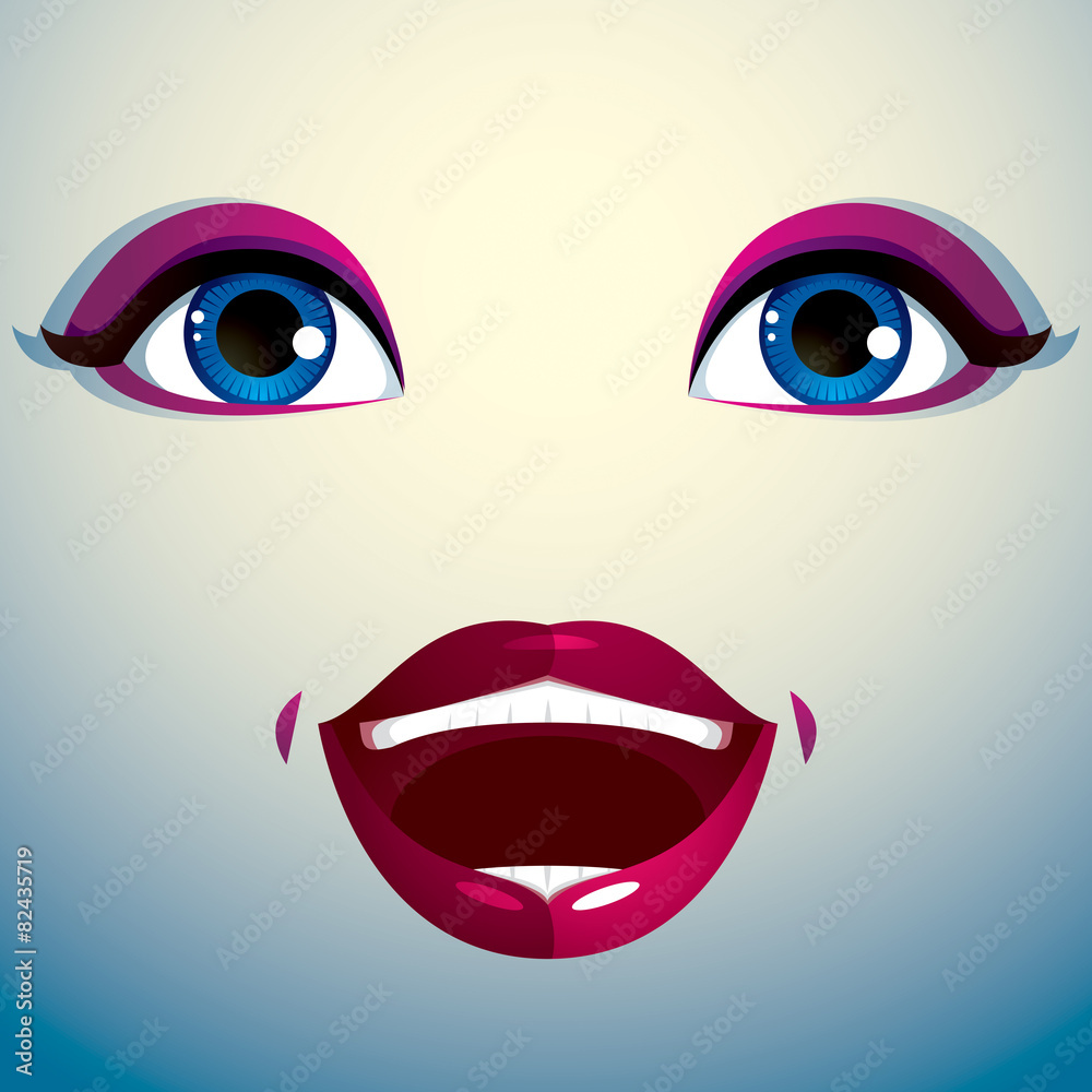 young beautiful lady with bright make-up
happy smiling woman. young beautiful lady with bright make-up
happy smiling woman.