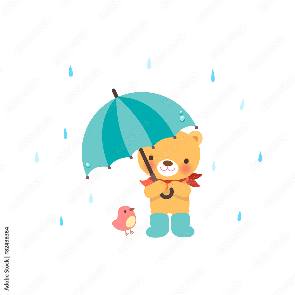 아기곰과 아기새