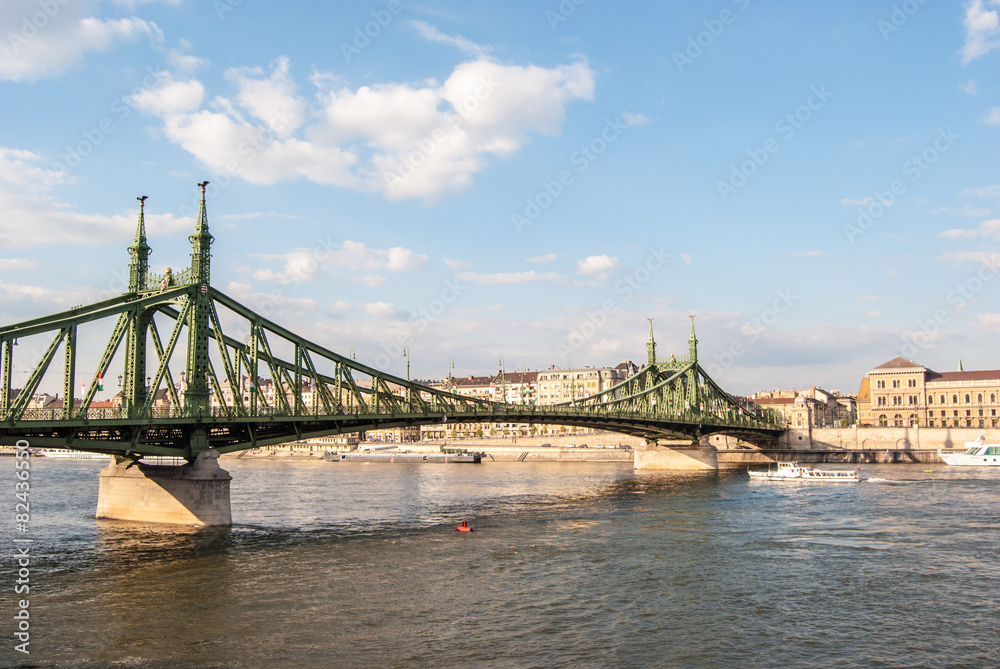 Obraz premium Liberty Bridge in Budapest