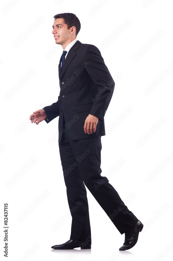 Businessman in formal attire isolated on white Businessman in formal attire isolated on white