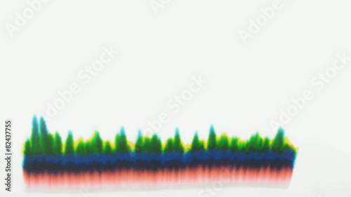 Science project: Ink chromatography on paper time lapse