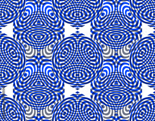 Endless colorful symmetric pattern, graphic design. Geometric in