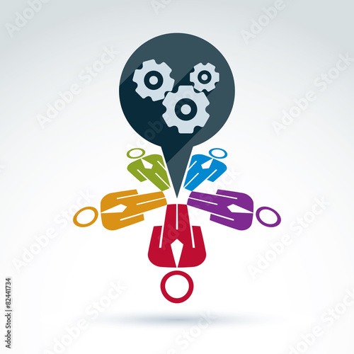 Vector colorful illustratio...