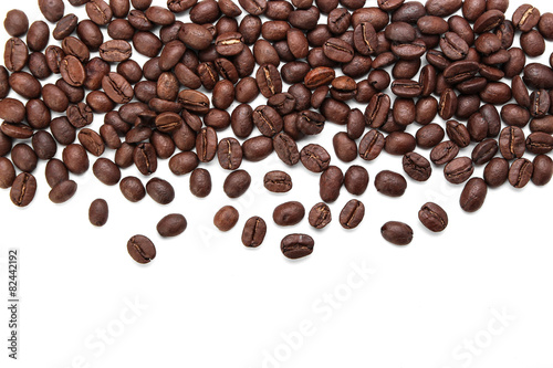 Coffee beans background