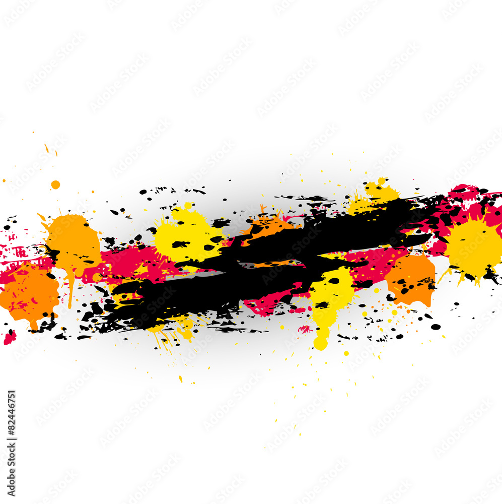 Fototapeta premium Rough Paint Drops Grunge Background