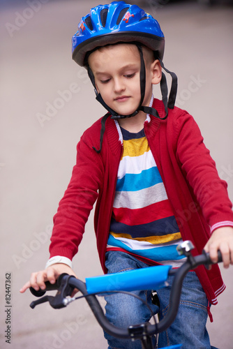 boy on the bicycle at Park