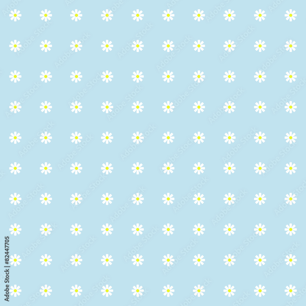 Blue Flower pattern for design.