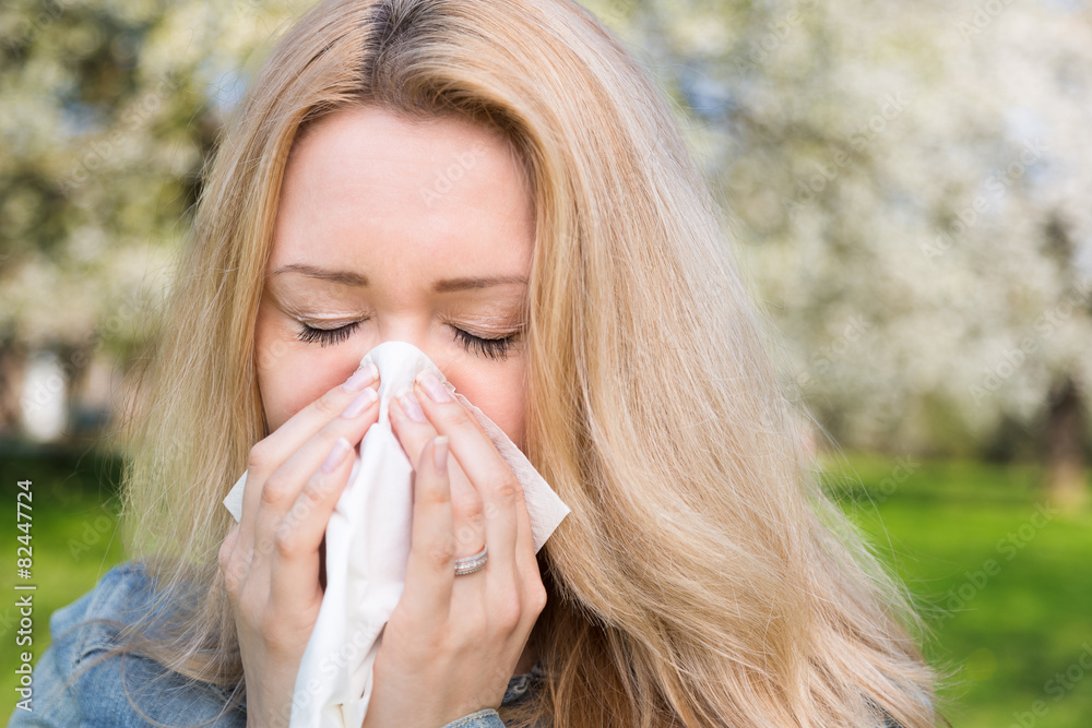 Allergie, Frau, Frühling