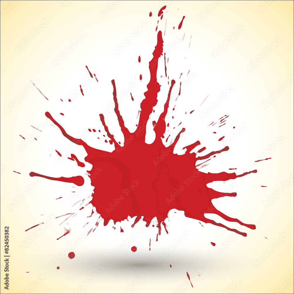 Red Ink Splash Red Ink Splash