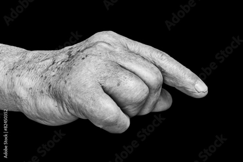 Senior hands photo
