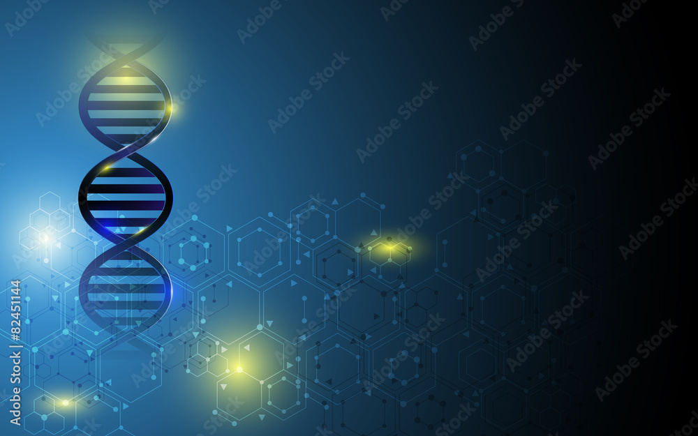 Obraz premium dna structure background