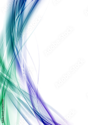 Abstract swoosh speed line fusion background