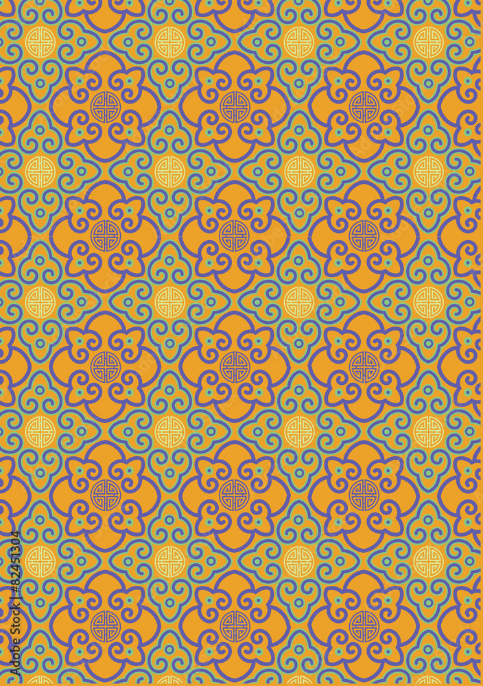 Classic oriental traditional background pattern Classic oriental traditional background pattern