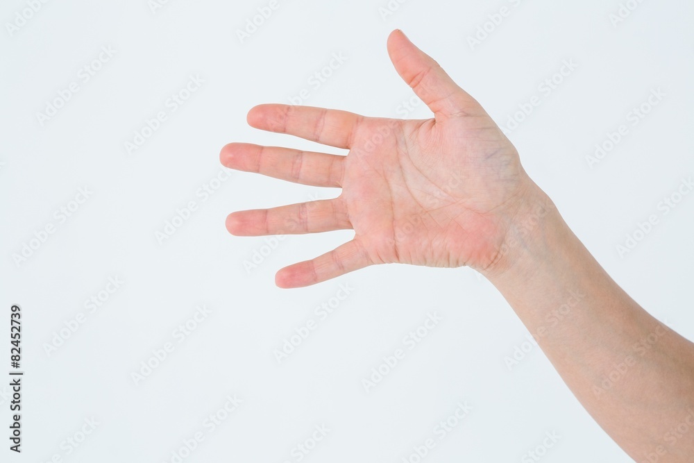 Open hand waving Open hand waving