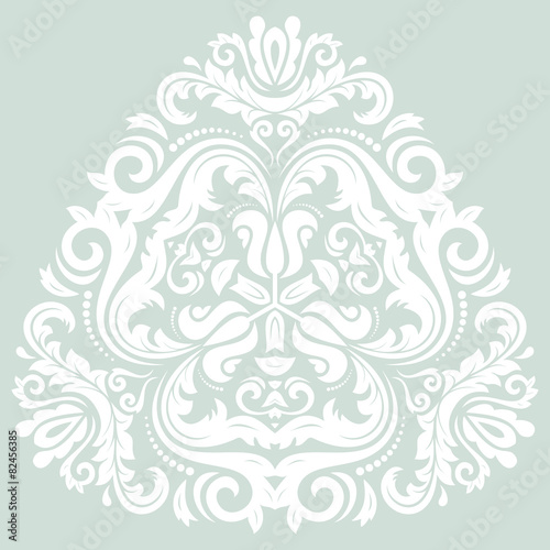 Damask Vector Orient Pattern