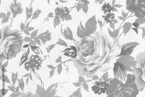 vintage style of tapestry flowers fabric pattern background