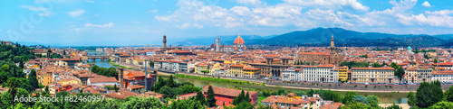 Aerial panoramic view of Florence, Italy