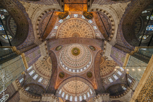 New Mosque  Yeni Cami  Interior  Istanbul  Turkey