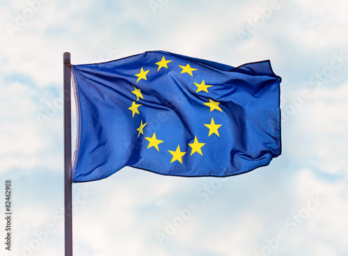 Flag of European Union photo