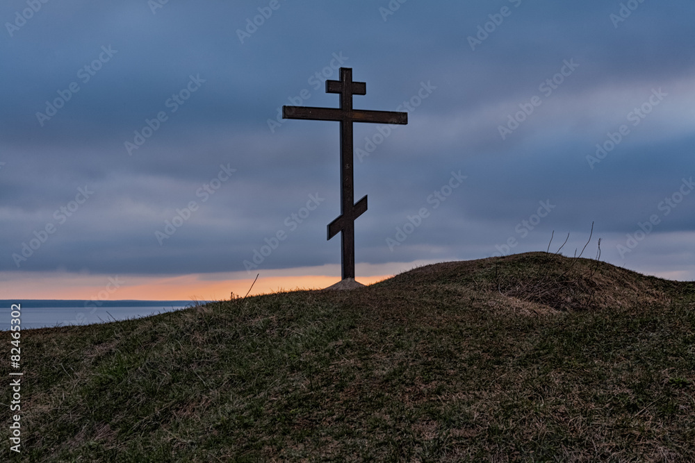 Cross on the mountain Cross on the mountain